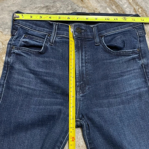 MOTHER The Rascal Ankle Snippet Jeans Color: Mint Condition size 26 - Picture 10 of 16